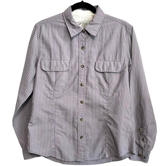 Royal Robbins Go Everywhere Shirt Womens Gorpcore Travel Outdoor Utility M Hike - Picture 1 of 11